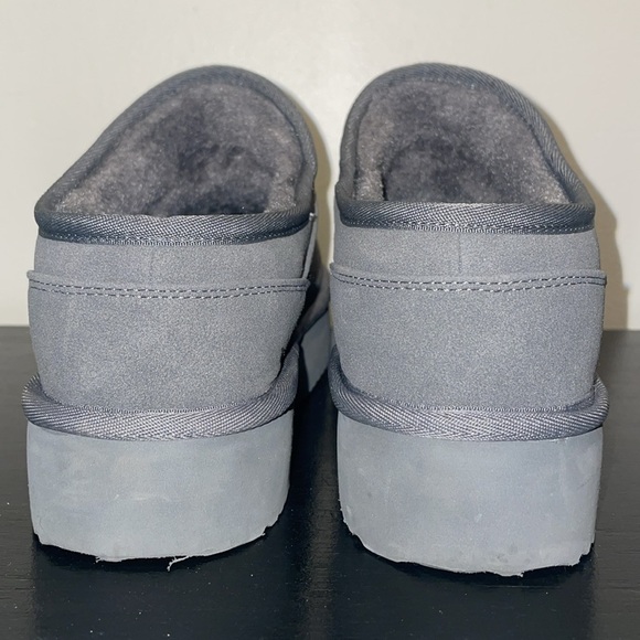 NWOT AE Tan/Brown Slip-On Platform “The Hangout” Bootie Slippers.  Size 9. - Picture 3 of 13